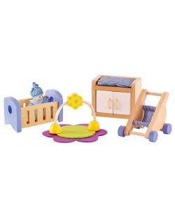 Игрален комплект Hape - Бебешко обзавеждане, мини мебели