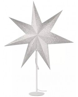 Хартиена звезда Emos - 45 cm, 25W, E14, бяла