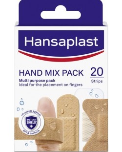 Hand Mix Pack Пластири за ръце, 20 броя, Hansaplast