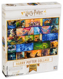 Пъзел New York Puzzle от 1000 части - Хари Потър, колаж