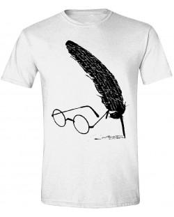 Тениска Timecity Harry Potter - Feather and Glasses 