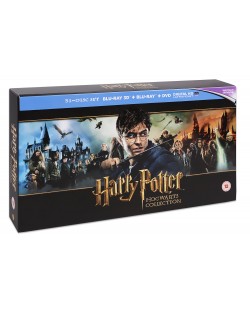 Harry Potter Hogwarts Collection  31-disc set - 3D+2D (Blu-Ray+DVD)