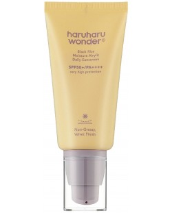 Haruharu Wonder Слънцезащитен крем Black Rice Moisture Airyfit, SPF50+, 50 ml