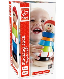 Детска играчка за нанизване от Hape – Джак, дървена