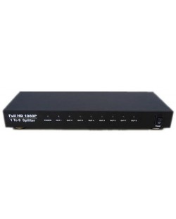 HDMI сплитер ESTILLO - HDSP0008M1, 1/8, 4K/60Hz, черен
