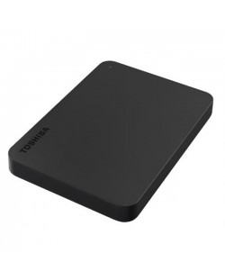 Твърд диск Toshiba - Canvio Basics, 1TB, 2.5'', черен