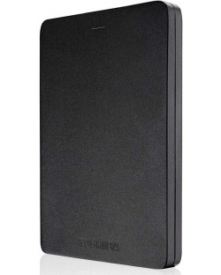 Твърд диск Toshiba - Canvio Alu, 2TB, външен, 2.5'', черен