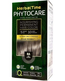 Herbal Time Phytocare Боя за коса, 8A Пепелно рус