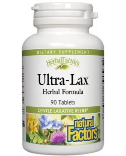 Herbal Factors Ultra-Lax, 90 таблетки, Natural Factors