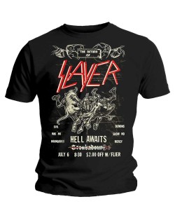 Тениска Rock Off Slayer - Vintage Flyer 