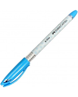 Химикалка Faber-Castell K-One - 0.5 mm, синя