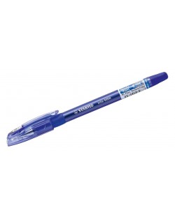 Химикалка с иглен писец Stabilo - Bille, Hi-Flux, синя