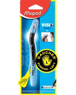 Химикалка за лява ръка Maped - Visio, 1.0 mm, синя