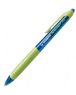 Химикалка Stabilo Performer – F, синьозелена