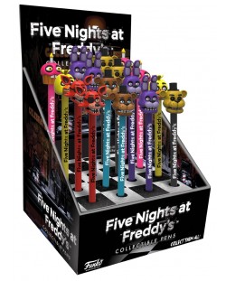 Химикалка Funko POP! Pen Toppers Games: Five Nights at Freddy’s - Freddy's Friends, асортимент