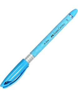 Химикалка Faber-Castell K-One - 0.7 mm, синя