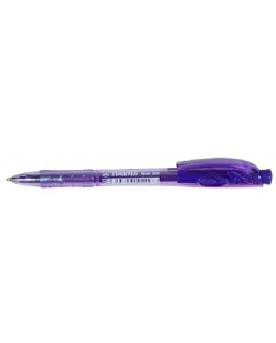 Химикалка с механизъм Stabilo - Liner, 0.38 mm, лилав