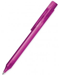 Автоматична химикалка Schneider Essential - М, розова, прозрачен корпус