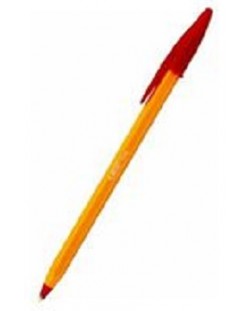 Химикалка BIC Cristal Original - Fine, червена