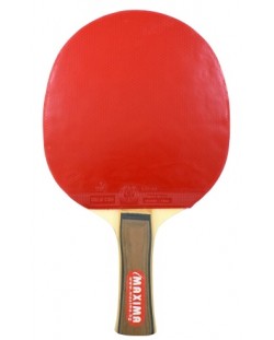 Хилка за тенис на маса Maxima - с калъф, червена
