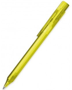 Автоматична химикалка Schneider Essential - М, жълта, прозрачен корпус