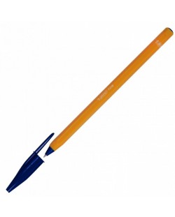 Химикалка BIC Orange Original Fine - 0.8 mm, синя