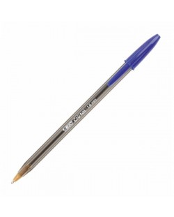 Химикалка BIC - Cristal Large, 1.6 mm, синя, асортимент