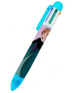 Химикалка Diakakis - Frozen, шестцветна, асортимент