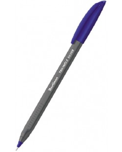 Химикалка Berlingo - Silver, 1 mm, синьо мастило