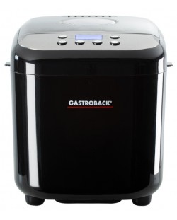 Хлебопекарна Gastroback - DESIGN PRO, 500W, 19 програми, черна