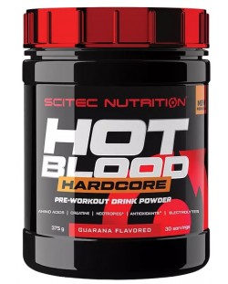 Hot Blood Hardcore, касис и годжи бери, 375 g, Scitec Nutrition