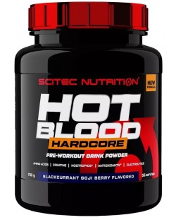 Hot Blood Hardcore, касис и годжи бери, 700 g, Scitec Nutrition