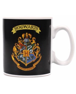 Чаша с термо ефект Half Moon Bay - Harry Potter: Hogwarts Crest