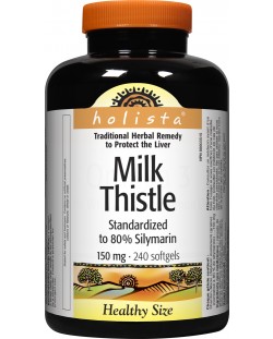 Holista Milk Thistle, 150 mg, 240 капсули, Natural Factors