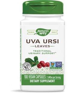 Uva Ursi, 480 mg, 100 капсули, Nature's Way