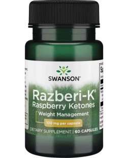 Razberi-K, 100 mg, 60 капсули, Swanson