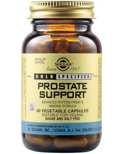 Prostate Support, 60 растителни капсули, Solgar