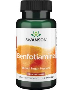 Benfotiamine, 80 mg, 120 капсули, Swanson