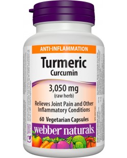 Turmeric Curcumin, 60 капсули, Webber Naturals