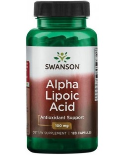 Alpha Lipoic Acid, 100 mg, 120 капсули, Swanson