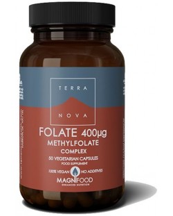 Folate Complex, 400 mcg, 50 капсули, Terra Nova