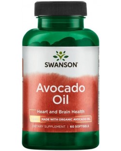 Avocado Oil, 60 меки капсули, Swanson