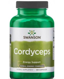 Cordyceps, 600 mg, 120 капсули, Swanson