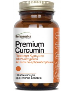 Premium Curcumin, 200 mg, 60 капсули, Herbamedica