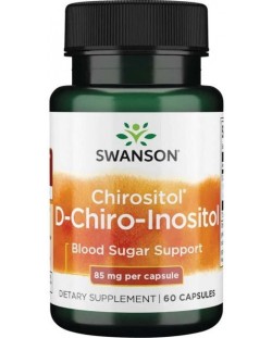 Chirositol D-Chiro-Inositol, 85 mg, 60 капсули, Swanson