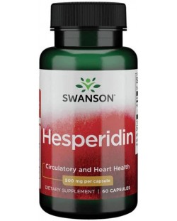 Hesperidin, 500 mg, 60 капсули, Swanson