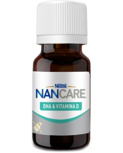 Хранителна добавка Nestle NanCare - DHA Витамин D, капки, 10 ml