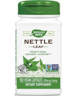 Nettle Leaf, 435 mg, 100 капсули, Nature's Way