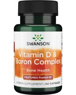 Vitamin D & Boron Complex, 60 капсули, Swanson
