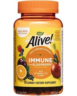Alive Immune Gummies, 90 желирани таблетки, Nature's Way